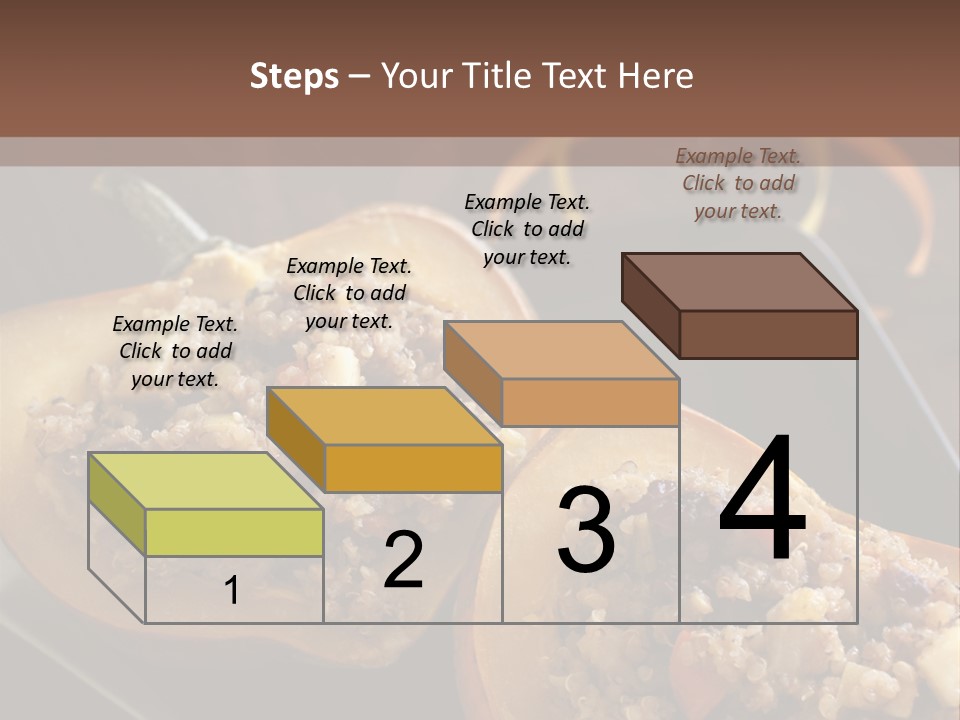 Quinoa Squash Stuffed PowerPoint Template
