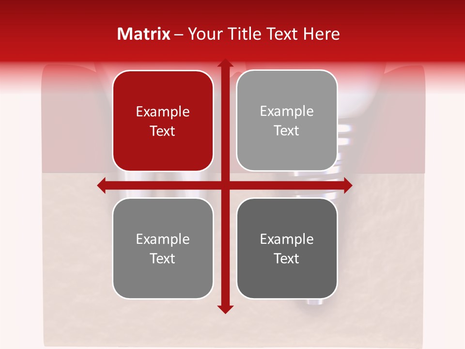 Bone Embed Background PowerPoint Template