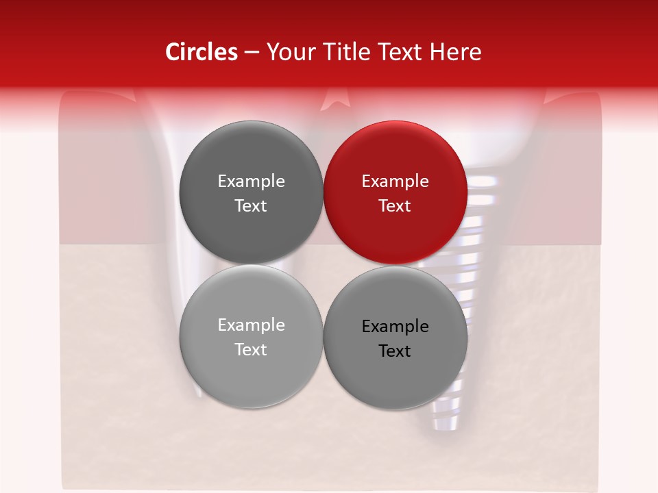 Bone Embed Background PowerPoint Template