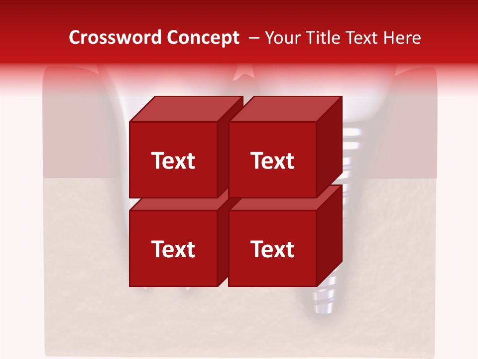 Bone Embed Background PowerPoint Template