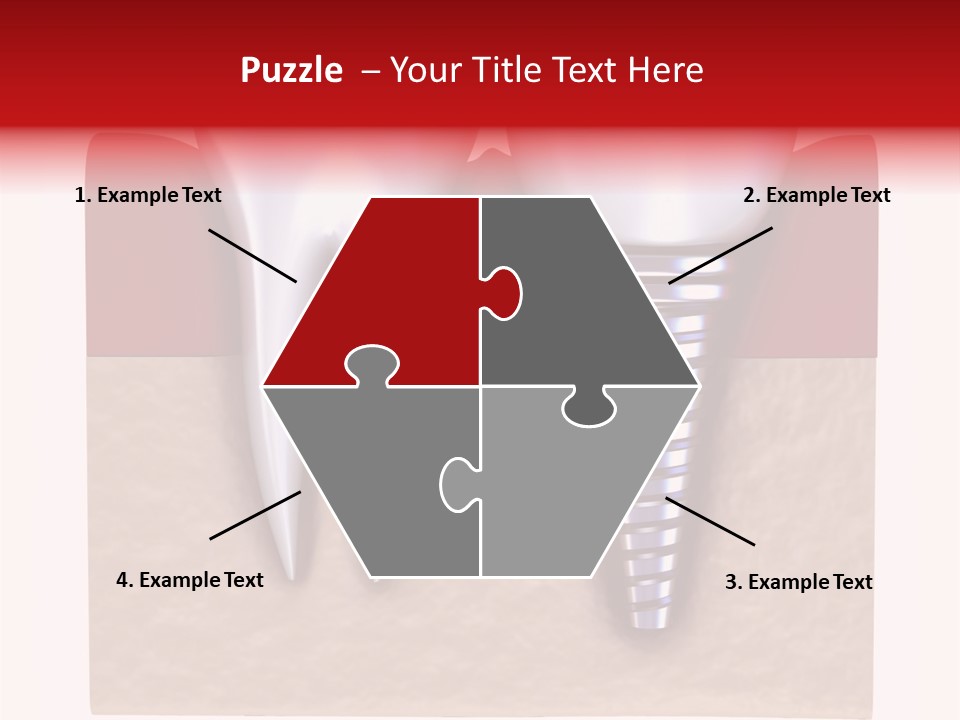 Bone Embed Background PowerPoint Template