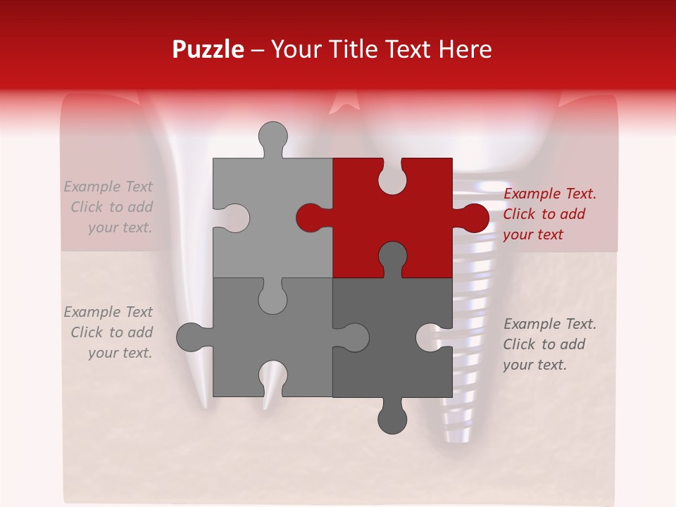 Bone Embed Background PowerPoint Template