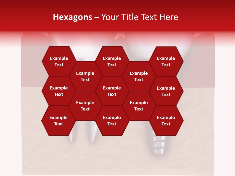 Bone Embed Background PowerPoint Template