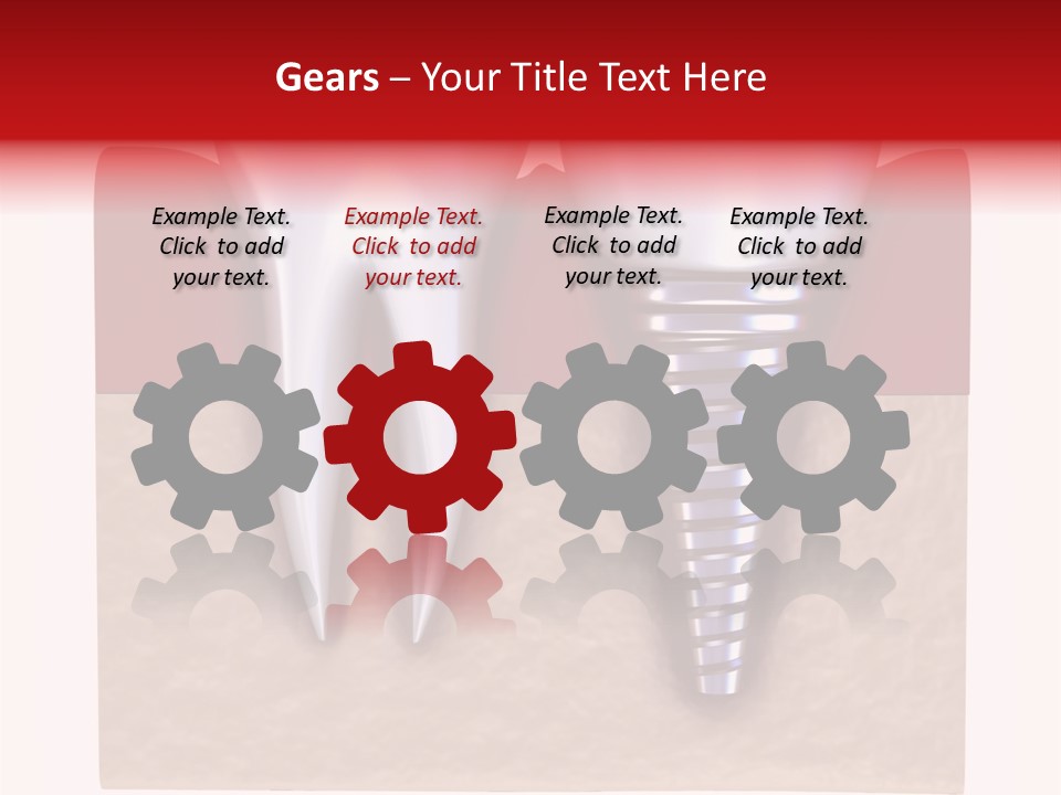 Bone Embed Background PowerPoint Template