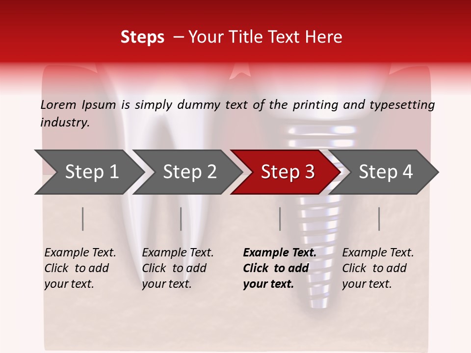 Bone Embed Background PowerPoint Template
