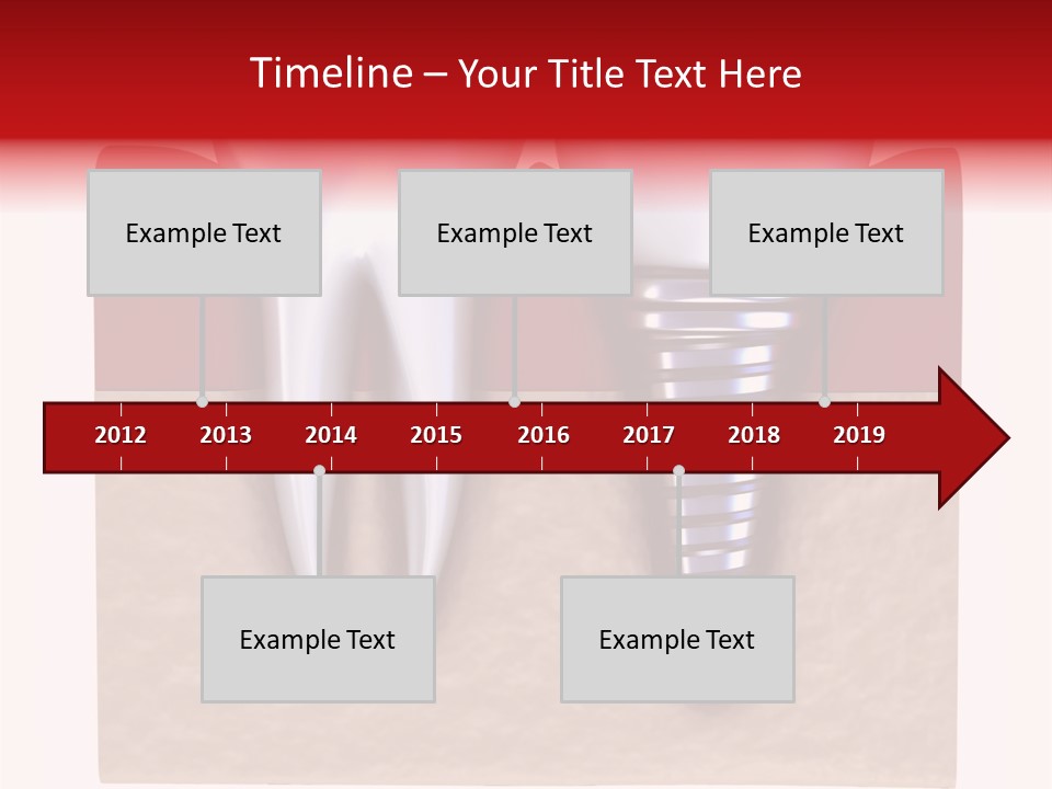 Bone Embed Background PowerPoint Template