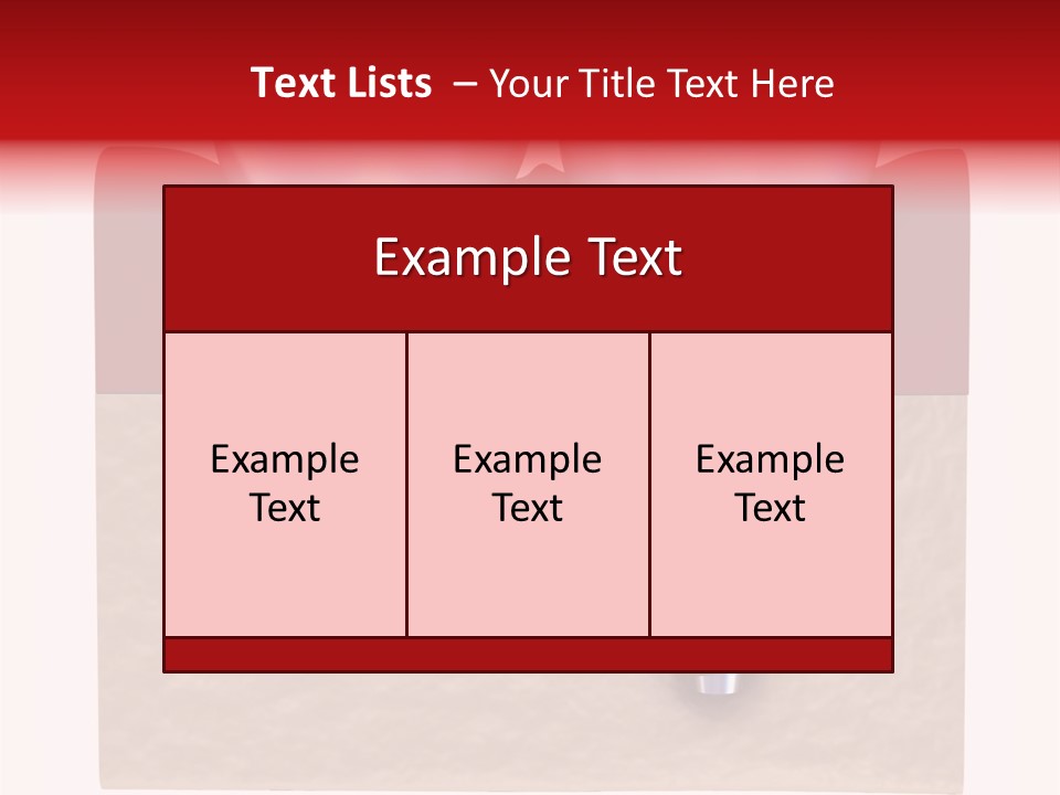 Bone Embed Background PowerPoint Template