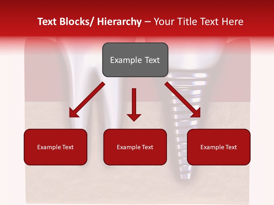 Bone Embed Background PowerPoint Template