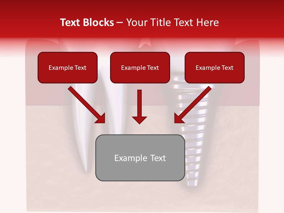 Bone Embed Background PowerPoint Template