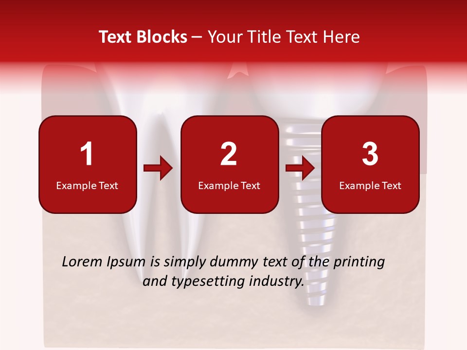 Bone Embed Background PowerPoint Template