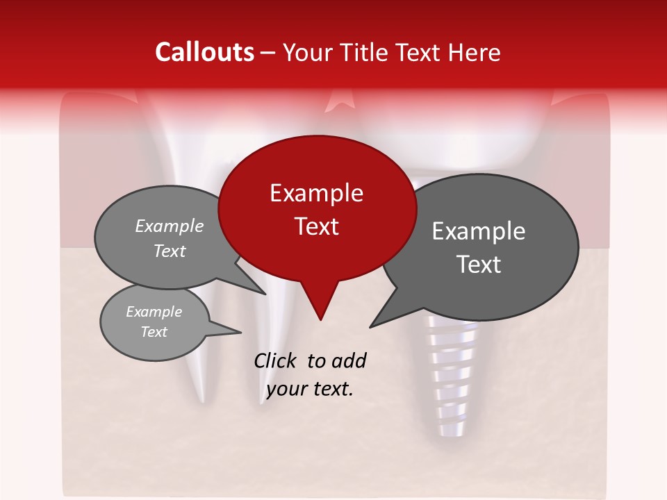 Bone Embed Background PowerPoint Template