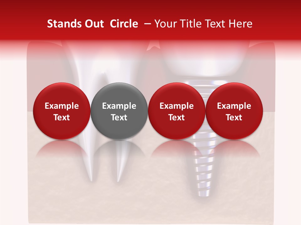 Bone Embed Background PowerPoint Template