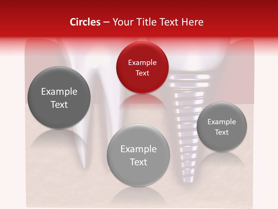 Bone Embed Background PowerPoint Template