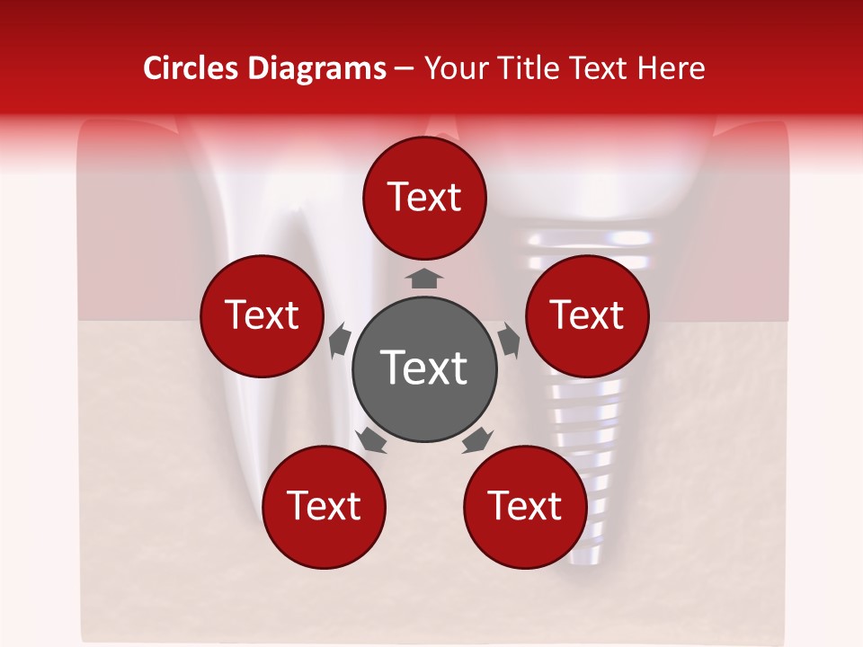 Bone Embed Background PowerPoint Template