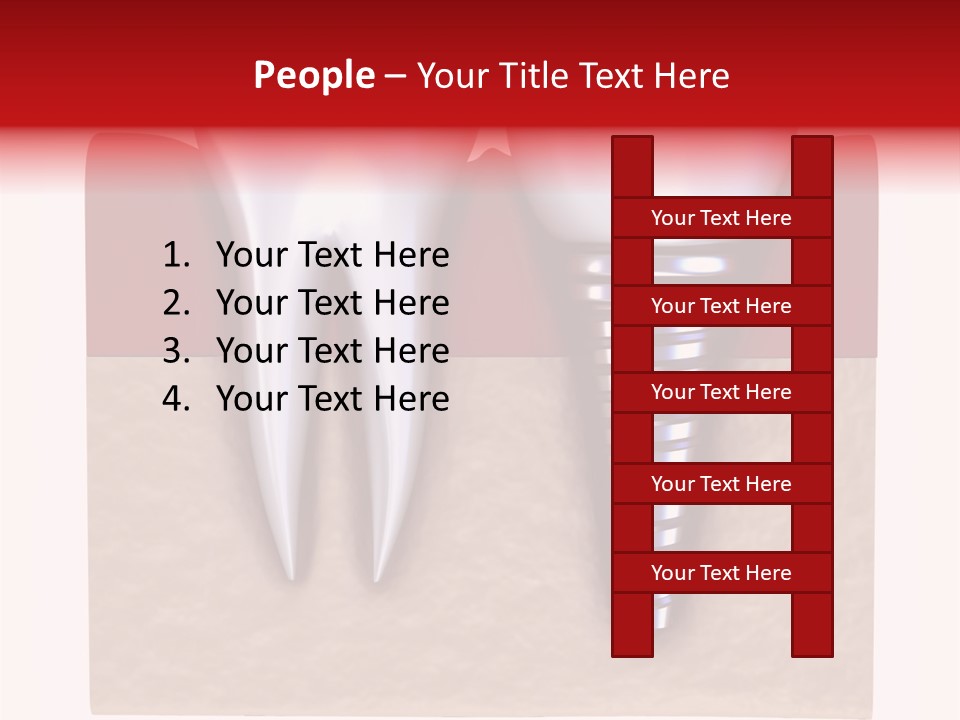 Bone Embed Background PowerPoint Template