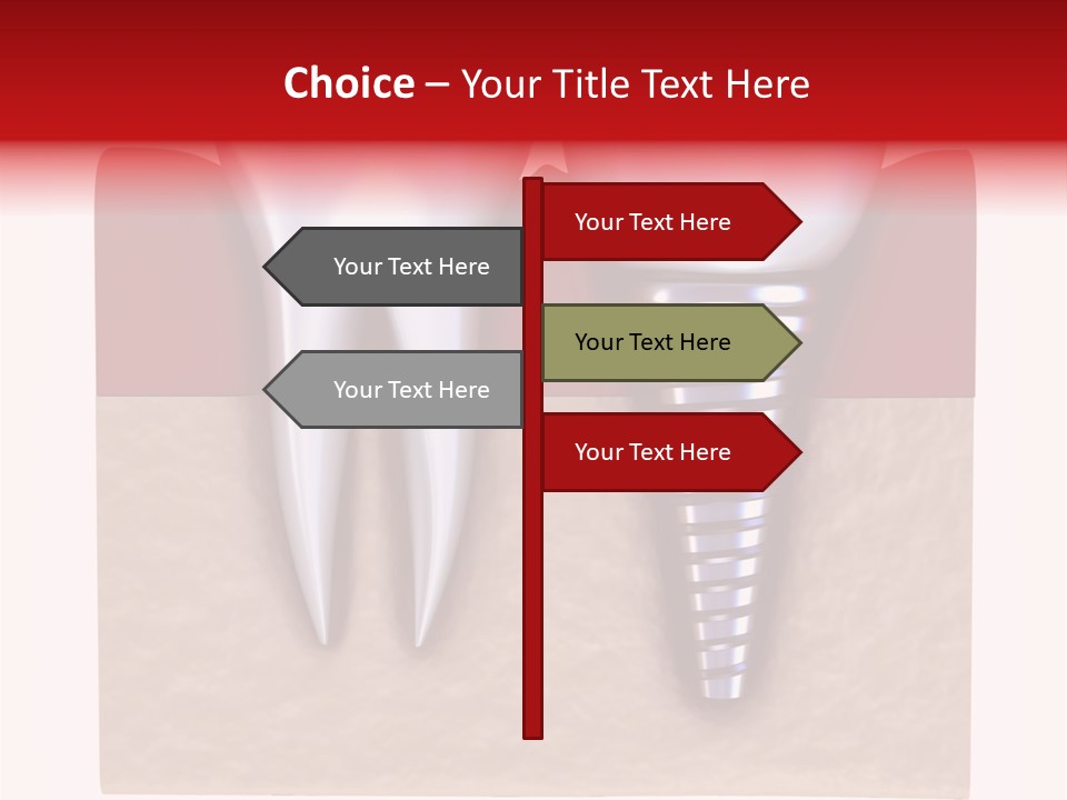 Bone Embed Background PowerPoint Template