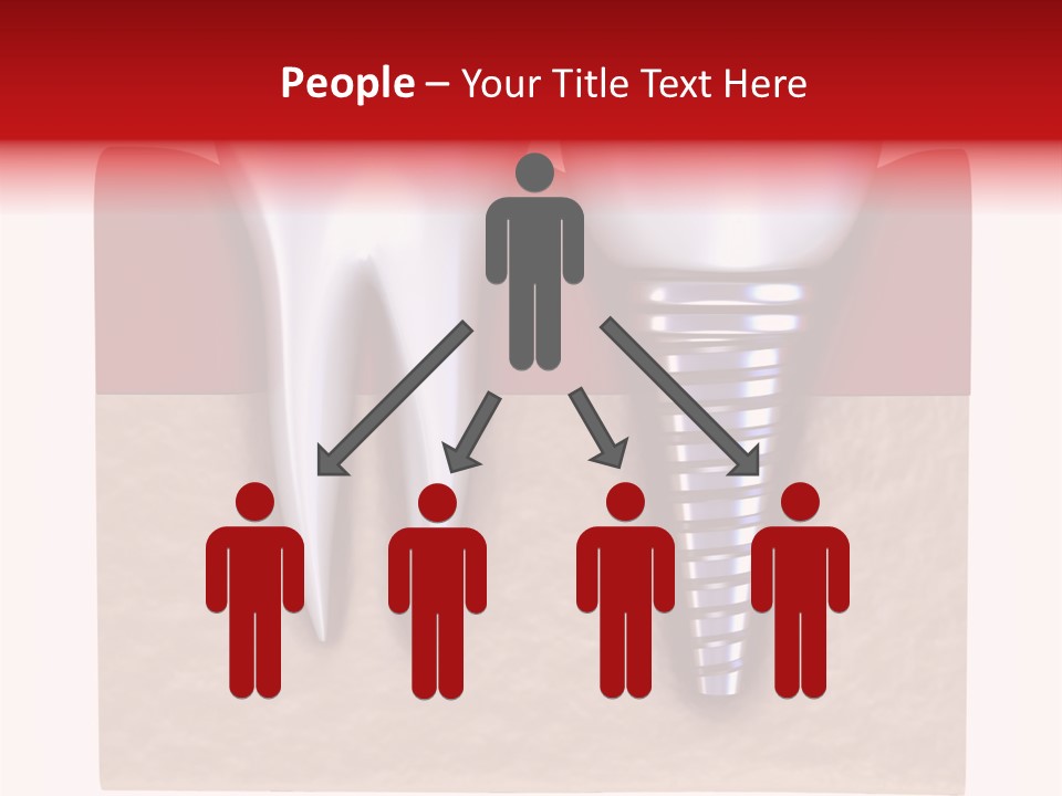 Bone Embed Background PowerPoint Template