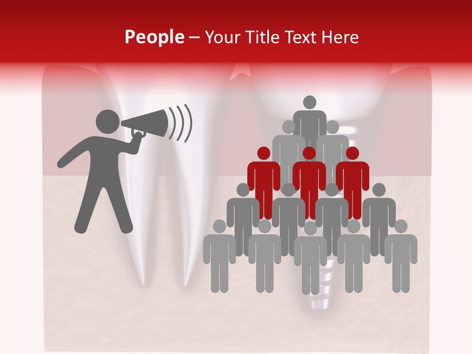 Bone Embed Background PowerPoint Template