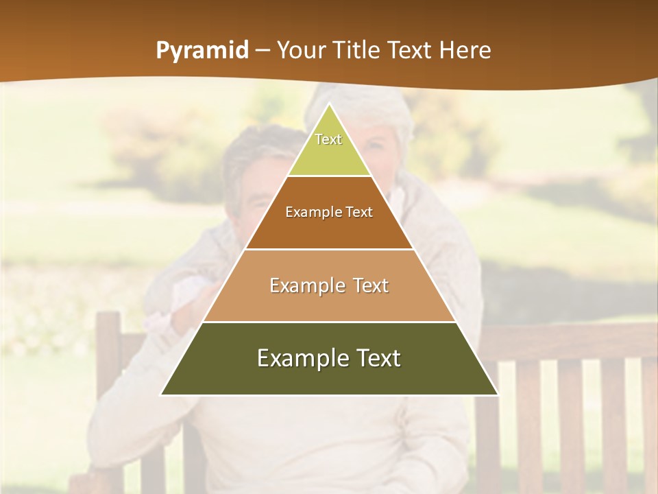 Woman Sitting Retired PowerPoint Template