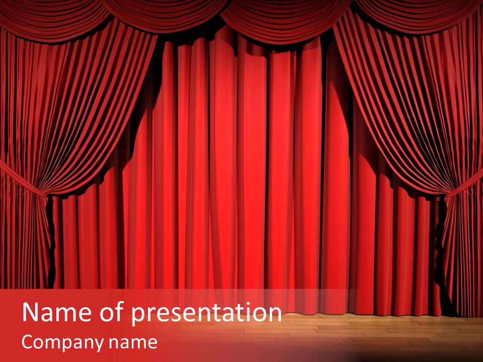 Decoration Comedy Actor PowerPoint Template