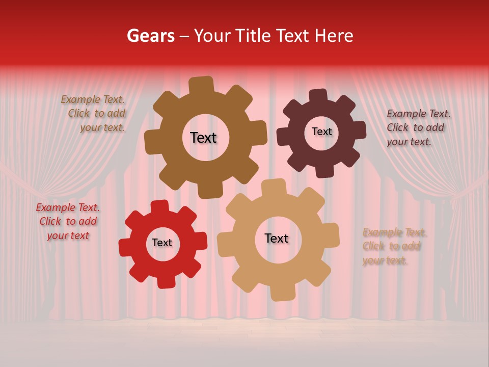 Decoration Comedy Actor PowerPoint Template