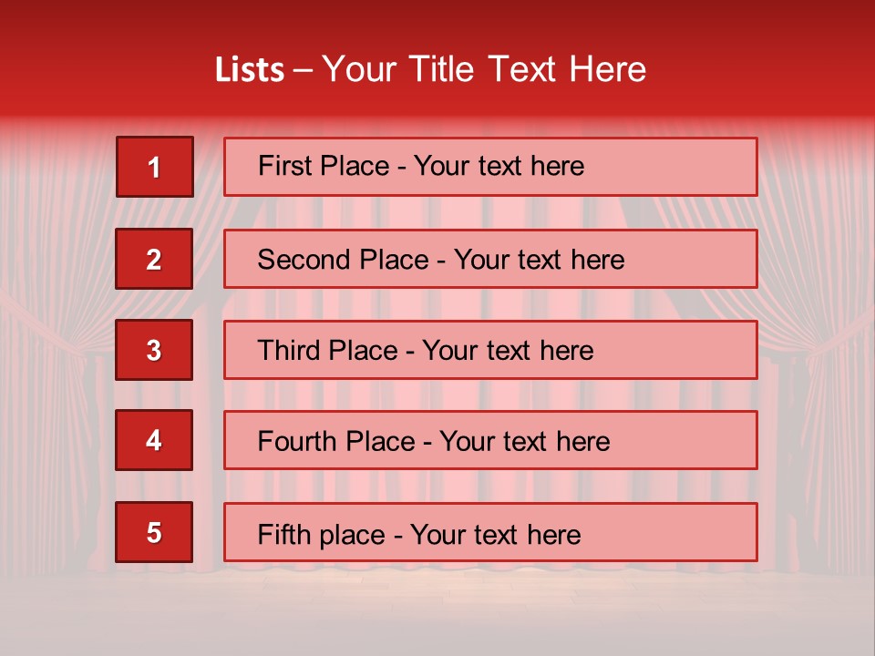 Decoration Comedy Actor PowerPoint Template