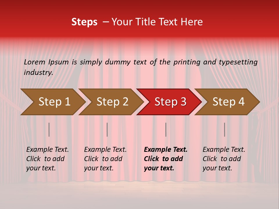 Decoration Comedy Actor PowerPoint Template