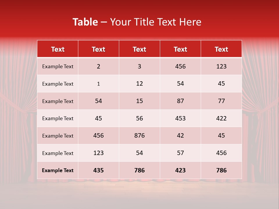 Decoration Comedy Actor PowerPoint Template