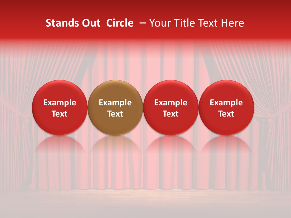 Decoration Comedy Actor PowerPoint Template