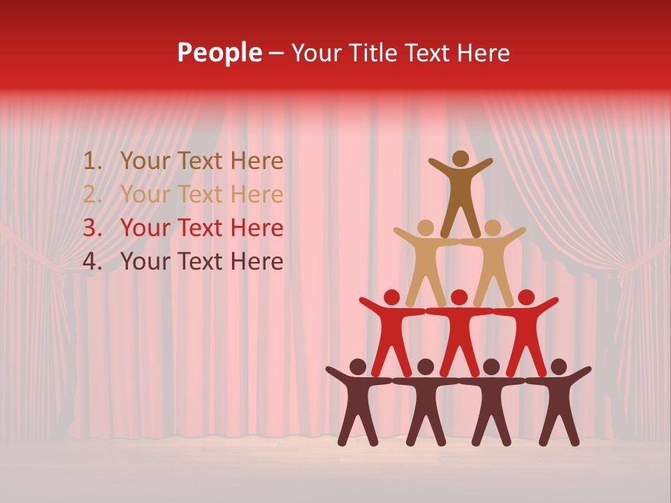 Decoration Comedy Actor PowerPoint Template