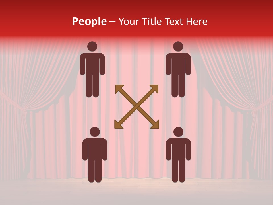 Decoration Comedy Actor PowerPoint Template