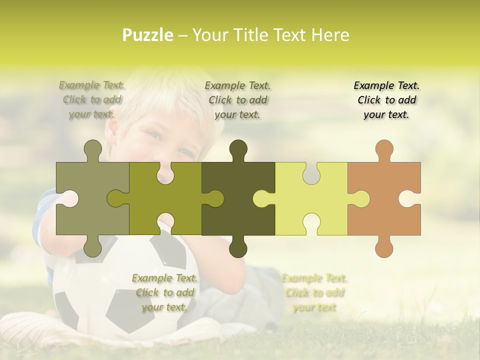 Leisure Blond Summer PowerPoint Template