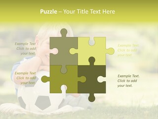 Leisure Blond Summer PowerPoint Template