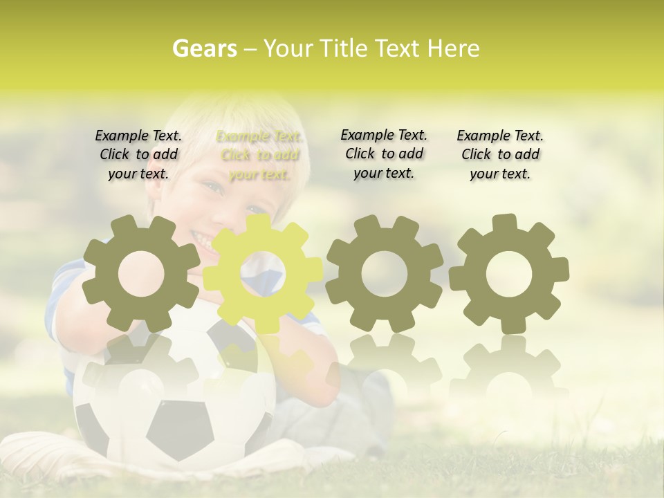 Leisure Blond Summer PowerPoint Template