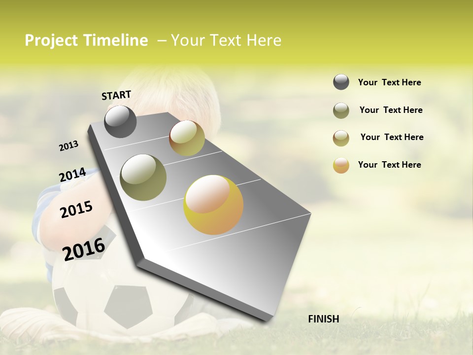 Leisure Blond Summer PowerPoint Template