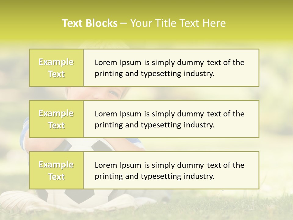 Leisure Blond Summer PowerPoint Template
