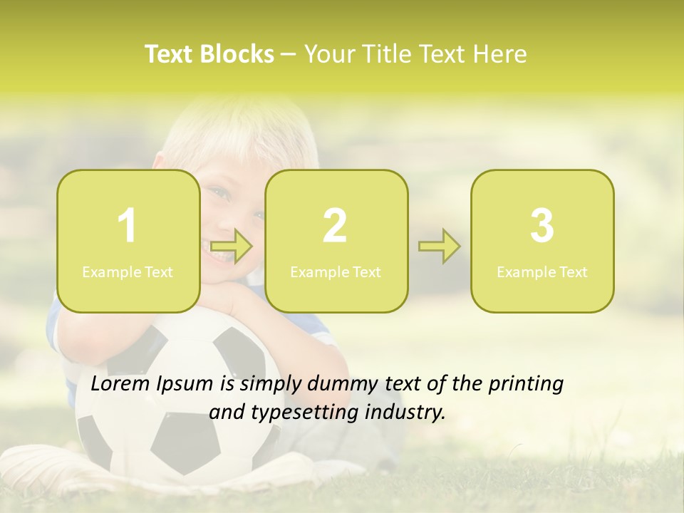 Leisure Blond Summer PowerPoint Template
