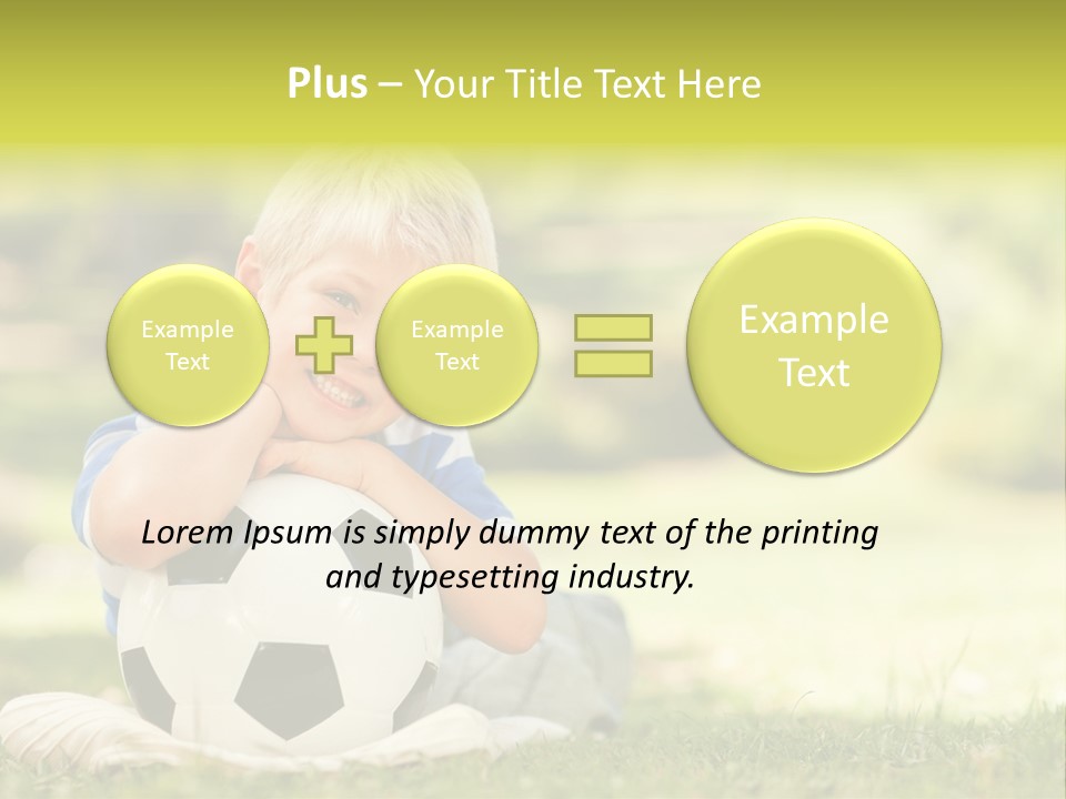 Leisure Blond Summer PowerPoint Template