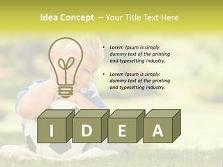 Leisure Blond Summer PowerPoint Template