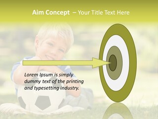 Leisure Blond Summer PowerPoint Template