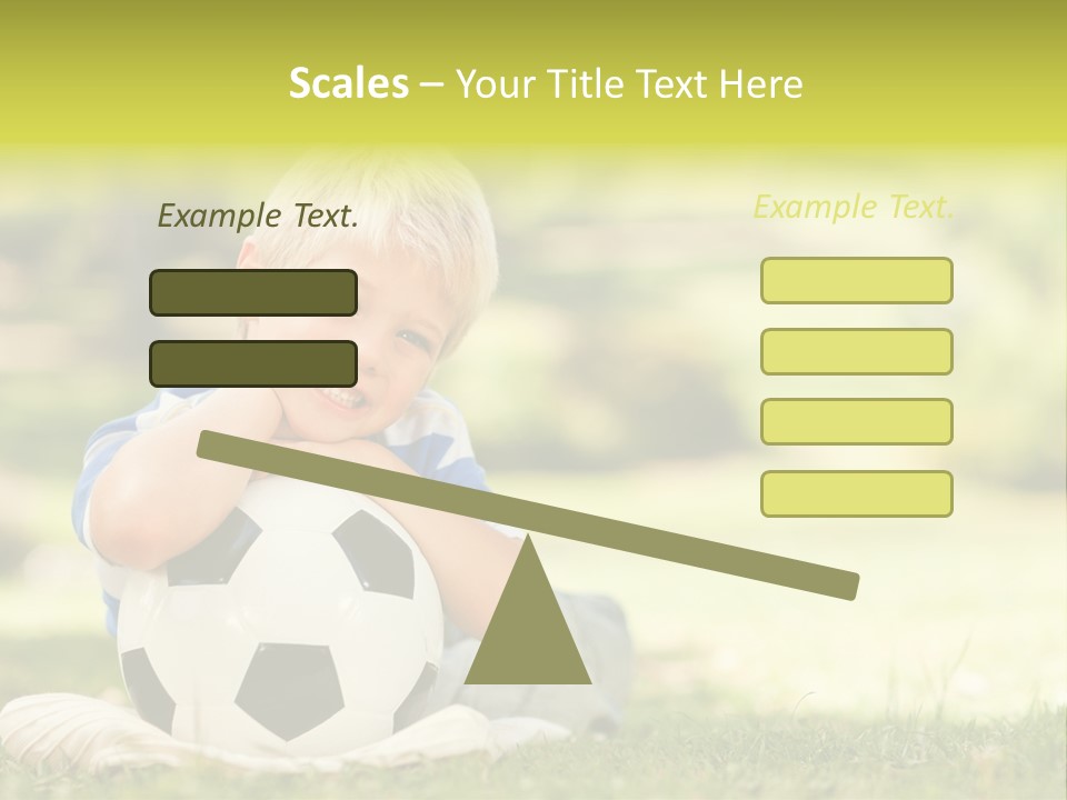 Leisure Blond Summer PowerPoint Template