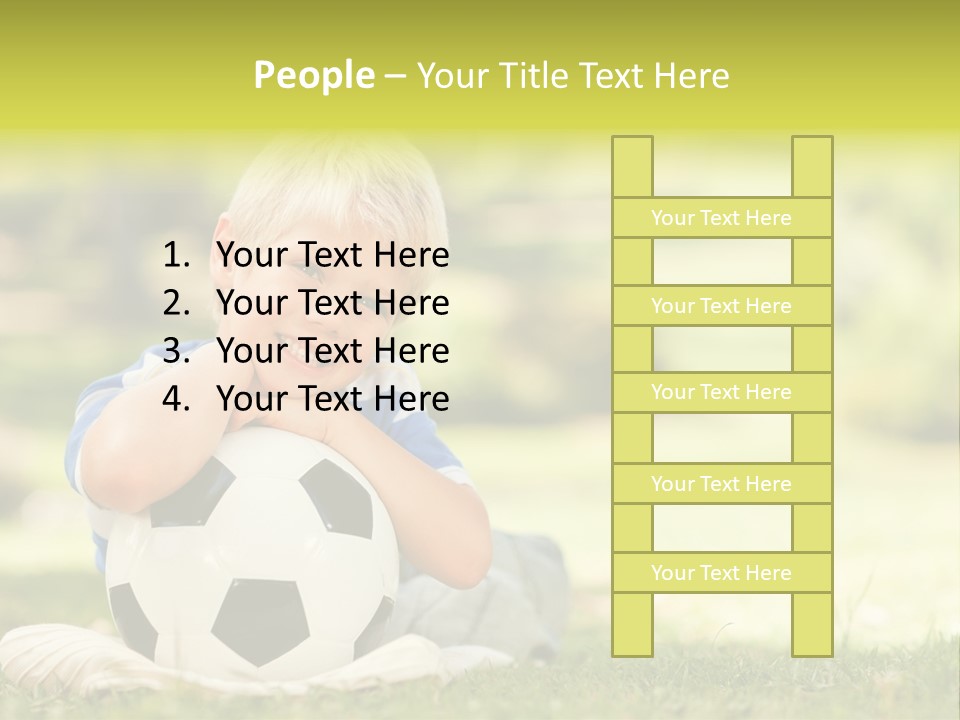Leisure Blond Summer PowerPoint Template
