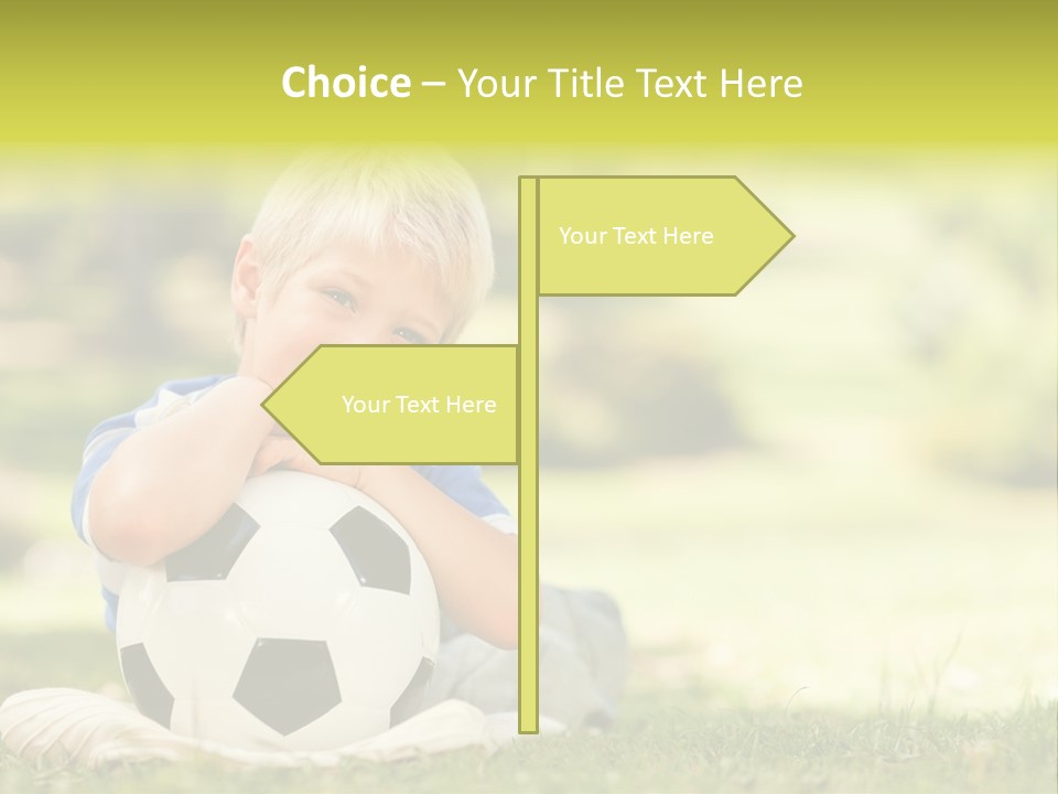 Leisure Blond Summer PowerPoint Template