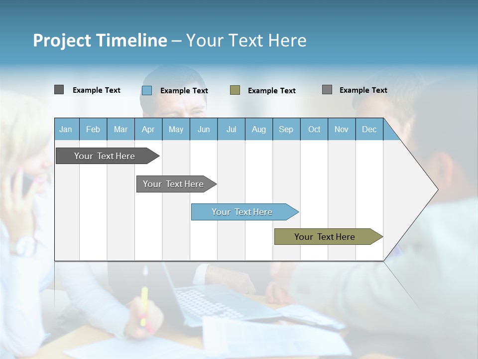 Unite Gesture Men PowerPoint Template