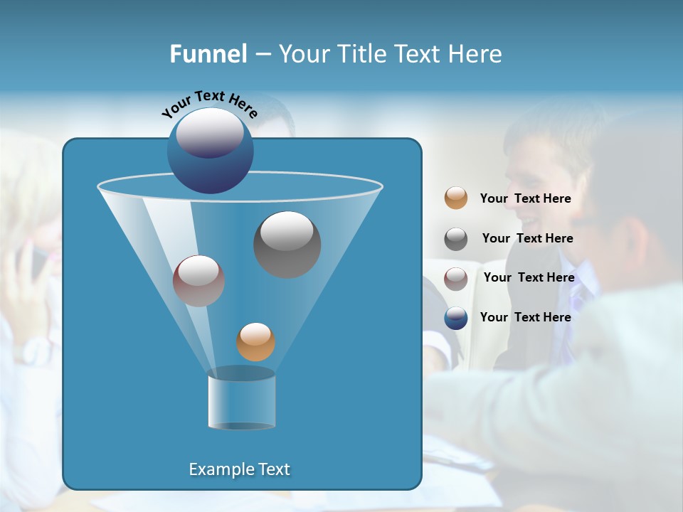 Unite Gesture Men PowerPoint Template