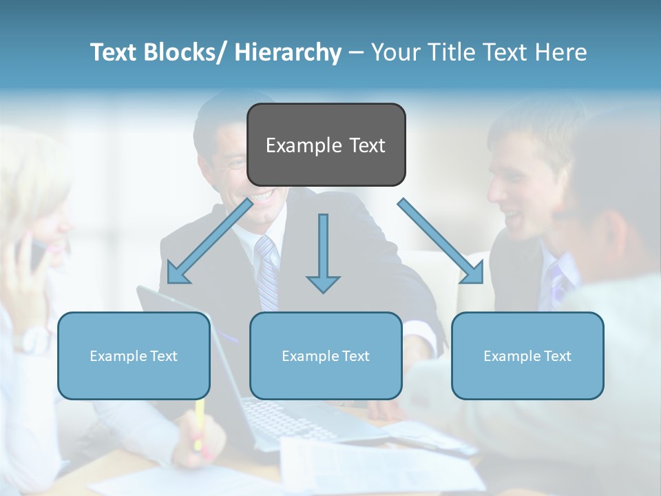 Unite Gesture Men PowerPoint Template