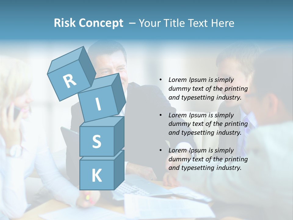 Unite Gesture Men PowerPoint Template