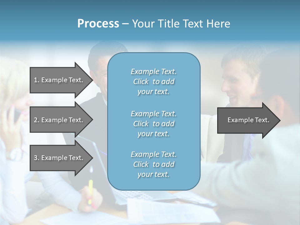 Unite Gesture Men PowerPoint Template