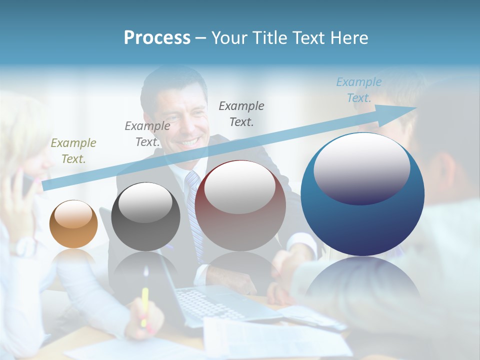 Unite Gesture Men PowerPoint Template