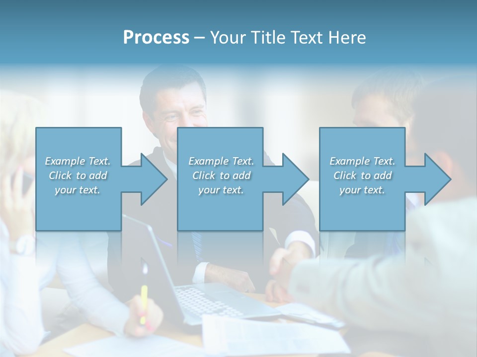 Unite Gesture Men PowerPoint Template